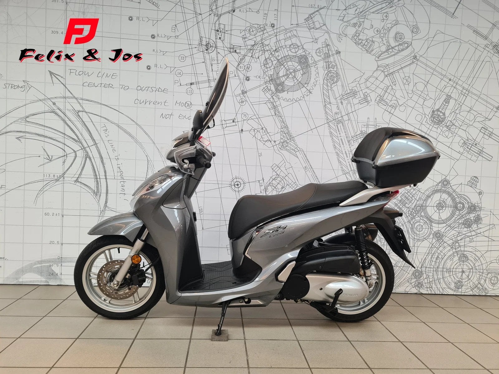 Honda SH 300 (bj 2016), Motoren, Scooter, 300 cc, Automaat, 12 t/m 35 kW