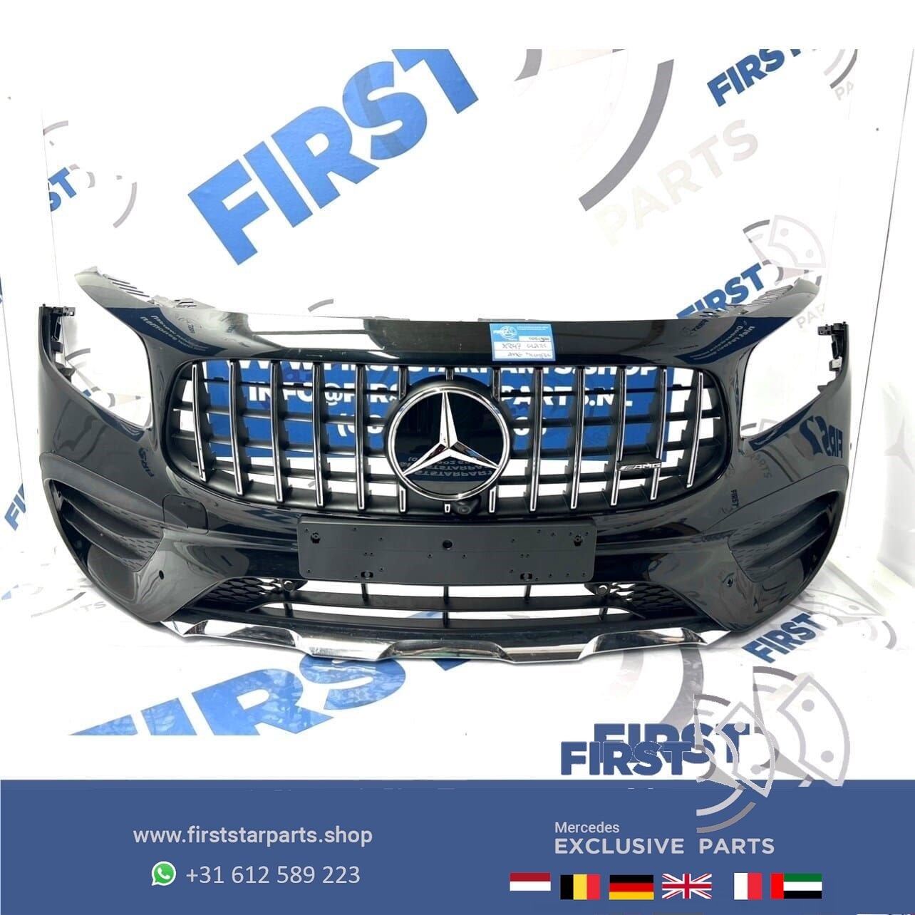W247 X247 GLB 35 AMG VOORBUMPER GLB35 BUMPER + GT GRIL W247, Gebruikt, -, Voor, Ophalen of Verzenden