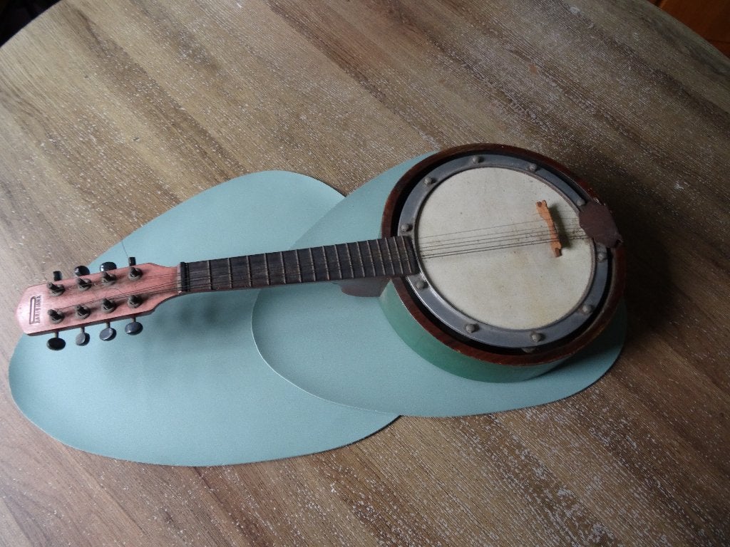 Mandoline Banjo Vintage Banjoline Parisiana, Musique & Instruments, Enlèvement ou Envoi, Utilisé