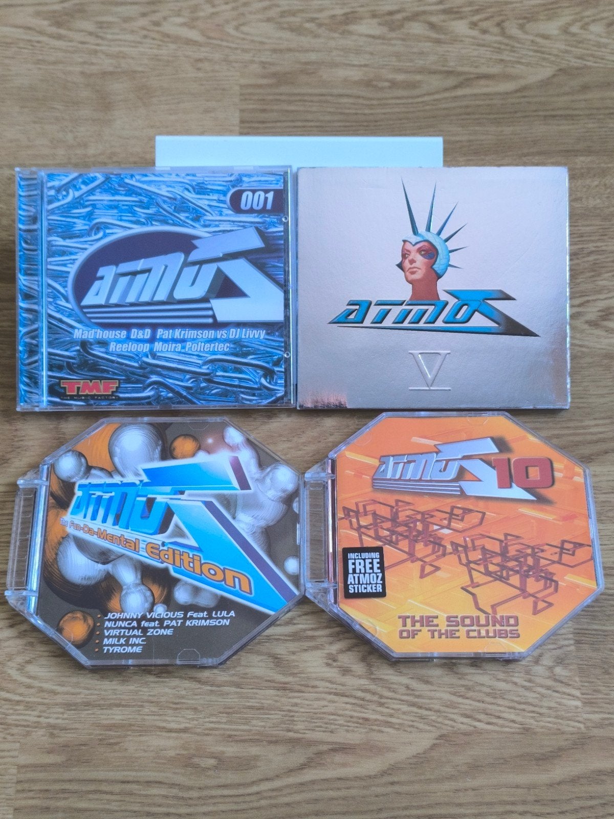 atmoz 001 cd - atmoz V - atmoz the Fun Da mental edition.., Dance, Ophalen of Verzenden, Zo goed als nieuw, Remixalbum