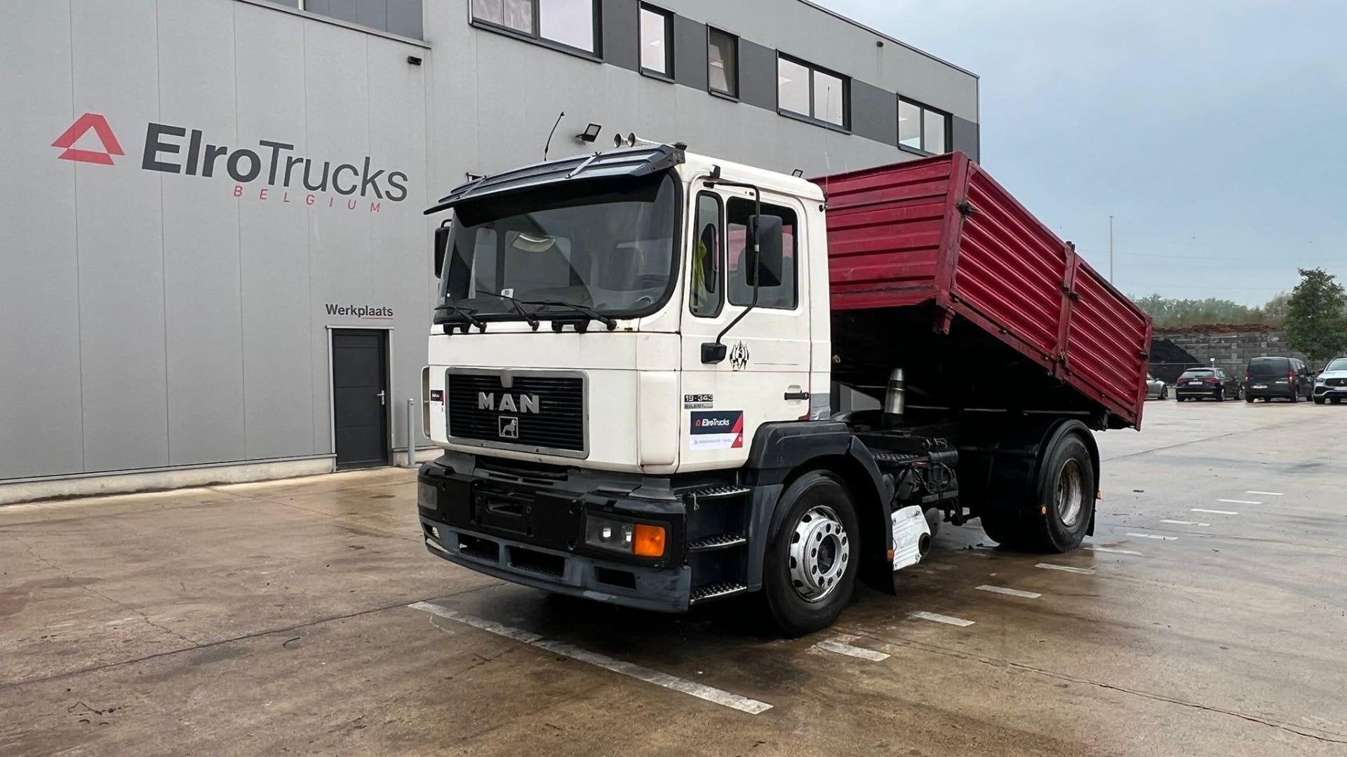 MAN 19.343 (MANUAL GEARBOX / BOITE MANUELLE) EL25464, Auto's, Vrachtwagens, Euro 2, Achterwielaandrijving, ABS, MAN