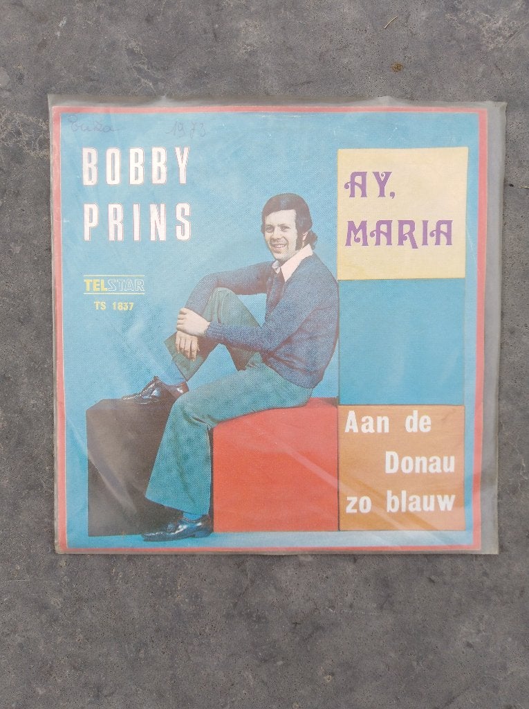 BOBBY PRINS: "Ay, Maria" - Ned. Vertaling/BOBBY PRINS-SETJE!, Pochette photo, Enlèvement ou Envoi