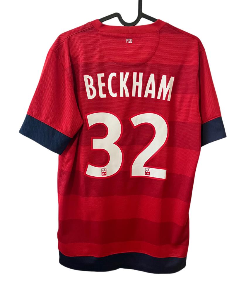 Chemise Beckham PSG S authentique, Sports & Fitness, Football, Taille S, Enlèvement ou Envoi, Comme neuf, Maillot
