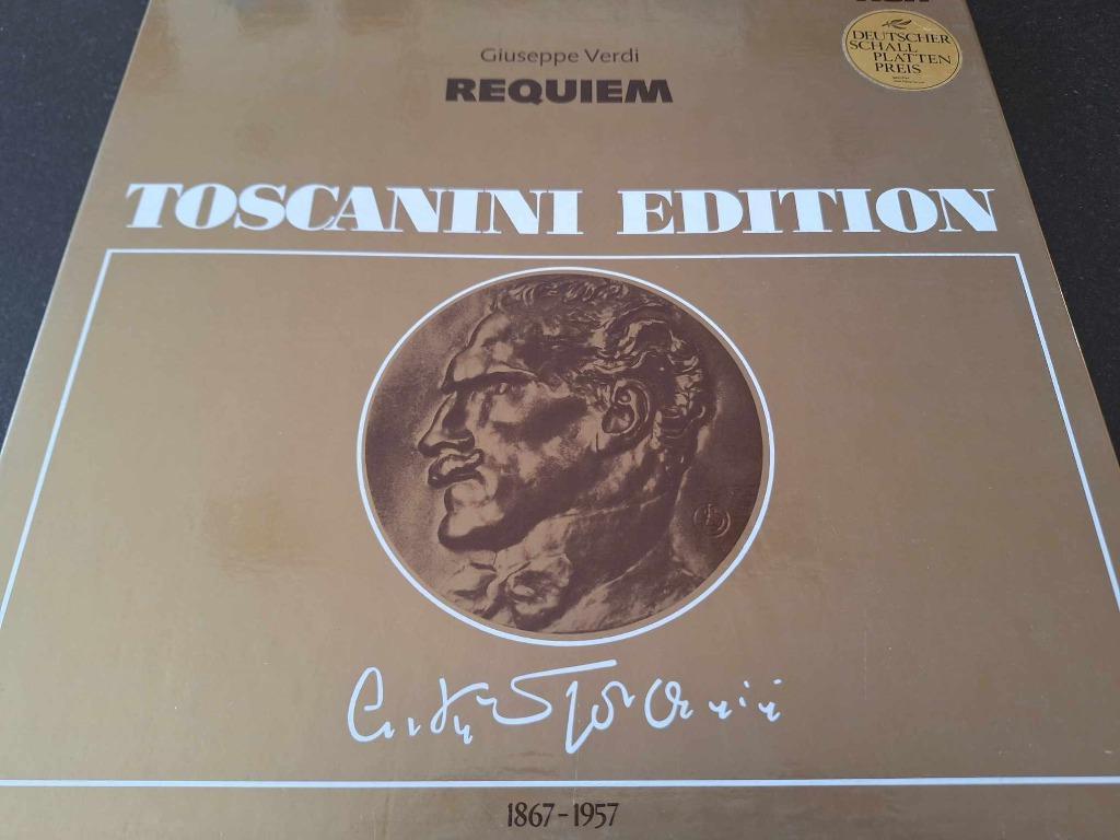 Verdi / Toscanini - Requiem Box 2 x Lp's Vinyl, Ophalen of Verzenden, Romantiek, 12 inch, Kamermuziek
