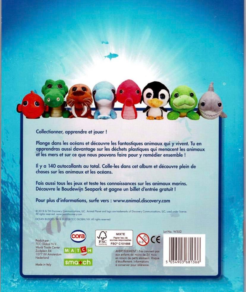 Peluche Ocean Friends - 3€/pièce ou 2 pour 5€, Kinderen en Baby's, Speelgoed | Knuffels en Pluche, Zo goed als nieuw