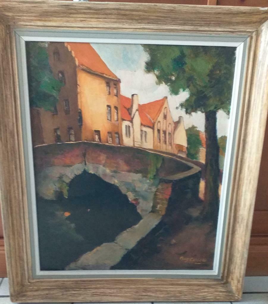 schilderij van Brugge, Vandevelde, Enlèvement ou Envoi