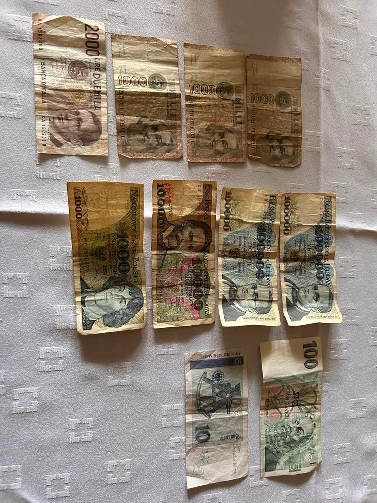 Oude bankbiljetten, Enlèvement ou Envoi, Billets en vrac