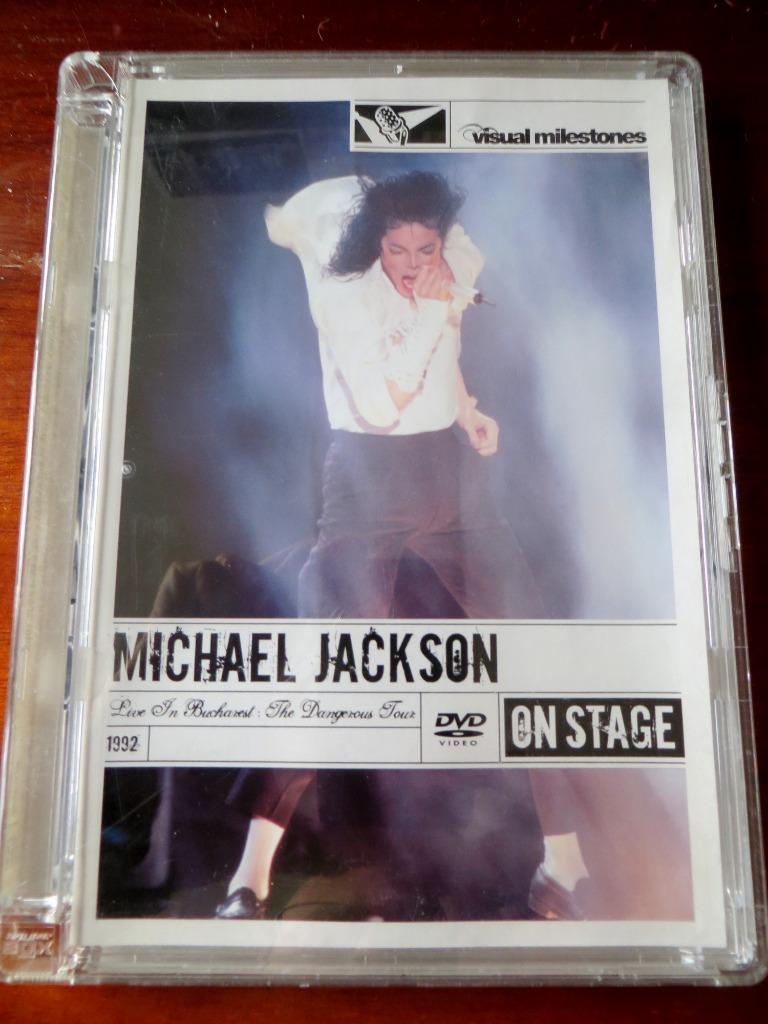 MICHAEL JACKSON - DVD LIVE IN BUCHAREST  THE DANGEROUS TOUR, Alle leeftijden, Verzenden, Gebruikt
