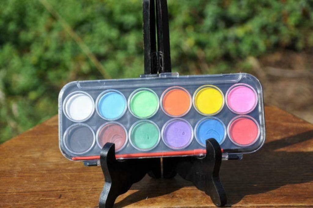palette peinture a l'eau neuve avec pinceau, Hobby & Loisirs créatifs, Enlèvement ou Envoi, Neuf, Autres types