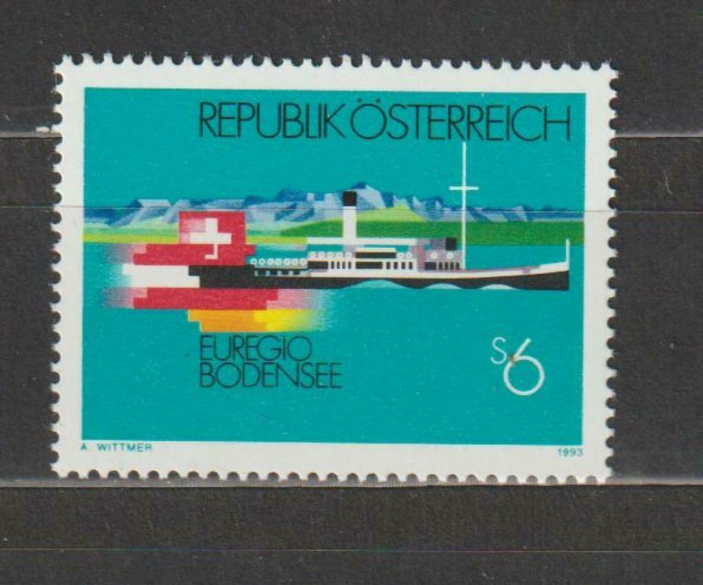 Autriche 1993 Euregio "Bodensee" Idée Europa **, Enlèvement ou Envoi, Non oblitéré