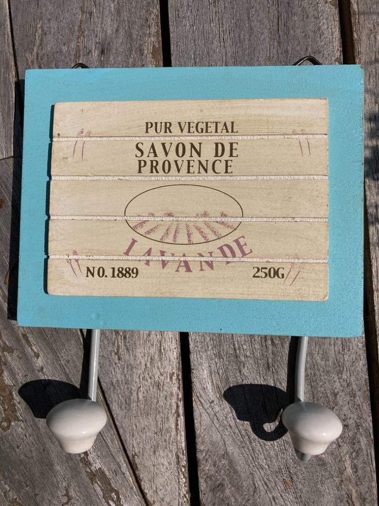 KAPSTOK/ HANDDOEKREK OLD LOOK SAVON 6 stuks Blauw Appletree, Ophalen of Verzenden, Nieuw, Kapstokje