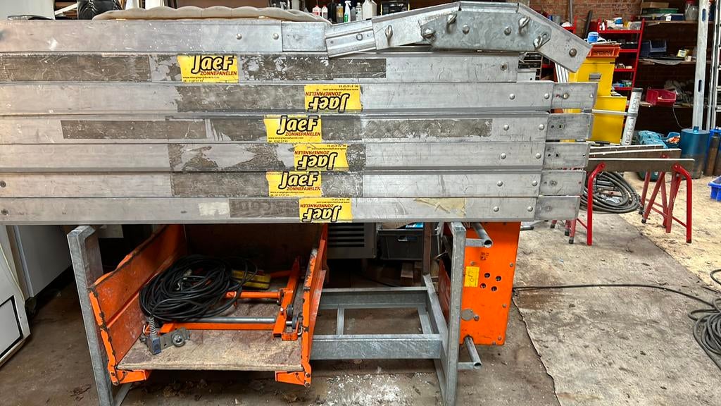 Geda pannenlift 13m te huur., Doe-het-zelf en Bouw, Ophalen, Dakpannen