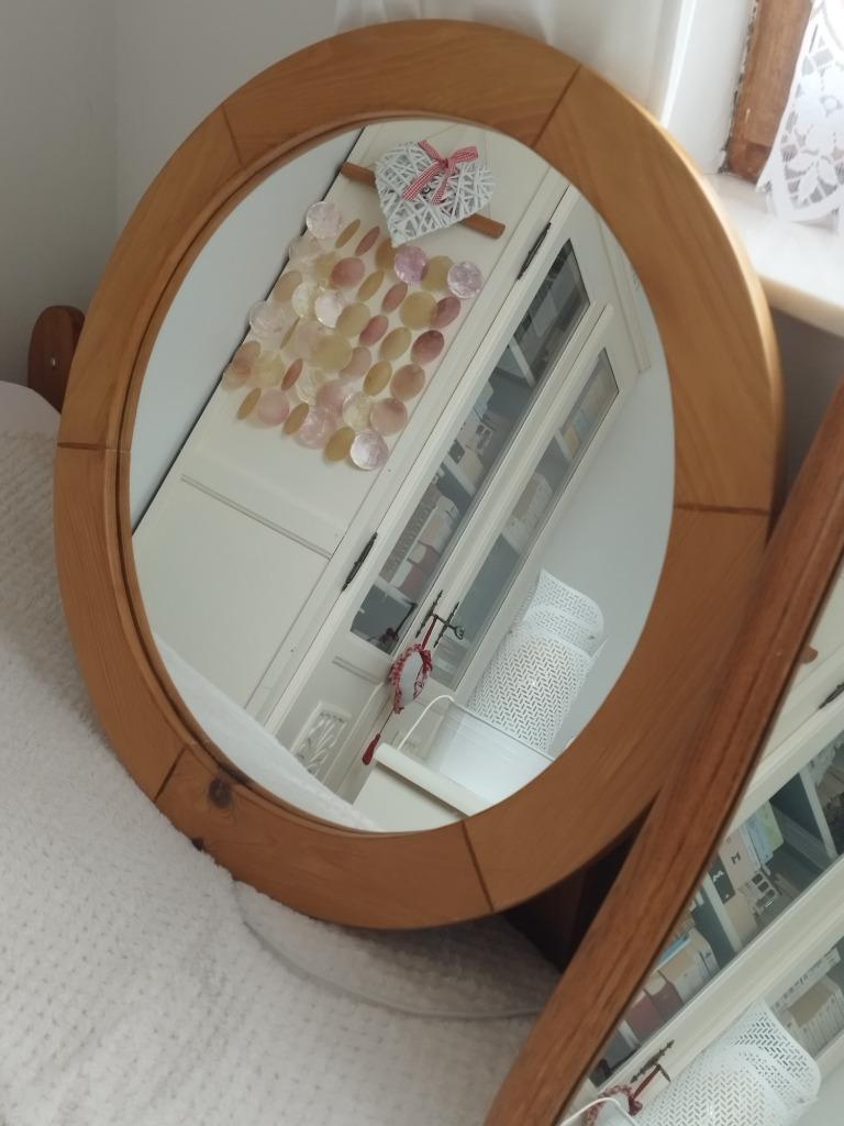 miroirs en bois, Enlèvement, Autres formes, 50 à 100 cm, Moins de 100 cm