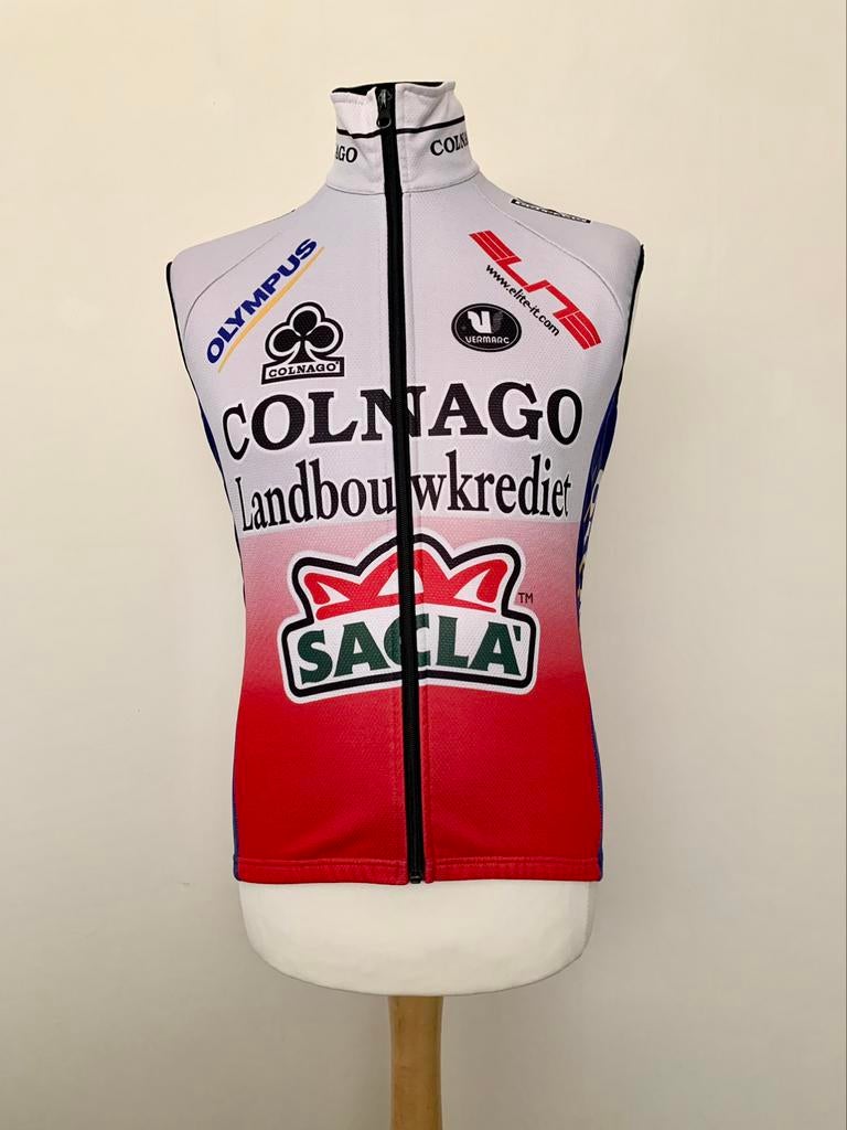 Landbouwkrediet Colnago 2004 worn by rider team issue shirt, Sports & Fitness, Cyclisme, Utilisé, Vêtements