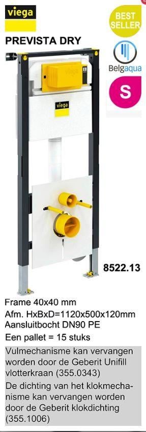 inbouw spoelsysteem frame, Doe-het-zelf en Bouw, Ophalen, Nieuw, Toilet