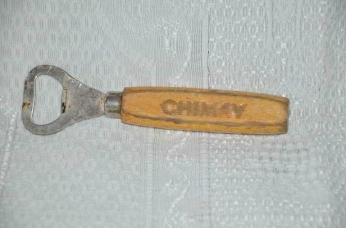 decapsuleur manche en bois chimay, Collections, Marques de bière, Enlèvement ou Envoi, Utilisé, Ouvre-bouteille, Autres marques