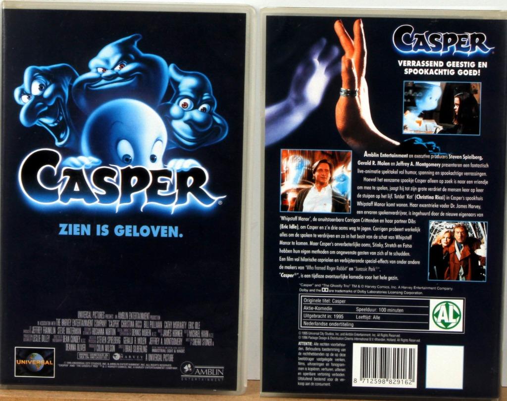 Video VHS tekenfilm: Casper "Zien is geloven", Cd's en Dvd's, VHS | Kinderen en Jeugd, Alle leeftijden, Ophalen of Verzenden, Gebruikt