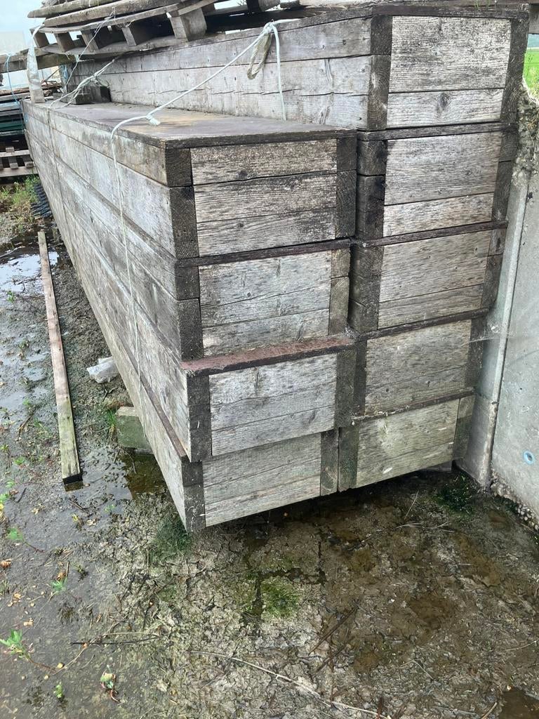 Bekistingspanelen, Ophalen, Gebruikt, Betonplex, 100 mm of meer