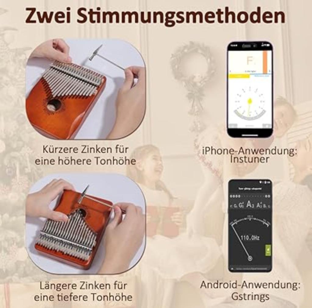 Kalimba 21 toetsen SNELLE GRATIS LEVERING, -, Verzenden, DMTIVMG, -