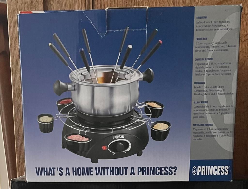 Fondue keteltje 15€, Ophalen, Fornuis, Frituur en Grillen