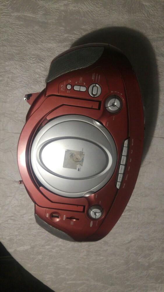 Radio recorder reveil cd usb etc tevion rcd 38908 20w, Enlèvement ou Envoi, Utilisé, Radio