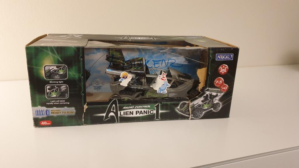 Racewagen Nikki Alien Panic 1 met afstandsbediening, Ophalen of Verzenden, Zo goed als nieuw, Auto