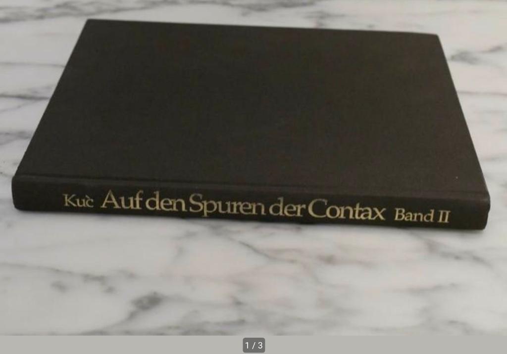 Livre Auf de spuren der Contax band II, Enlèvement ou Envoi, Comme neuf, Photographie et Cinéma, Hans-Jürgen Kuc