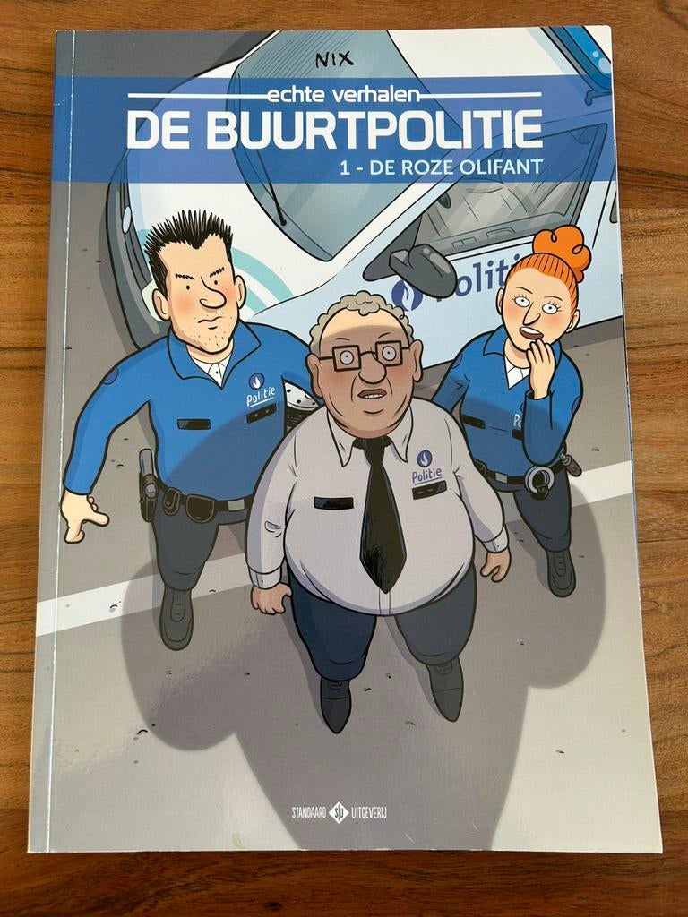 Strip De Buurtpolitie - De roze olifant (nr 1), Gelezen, Eén stripboek, Ophalen of Verzenden, Nix