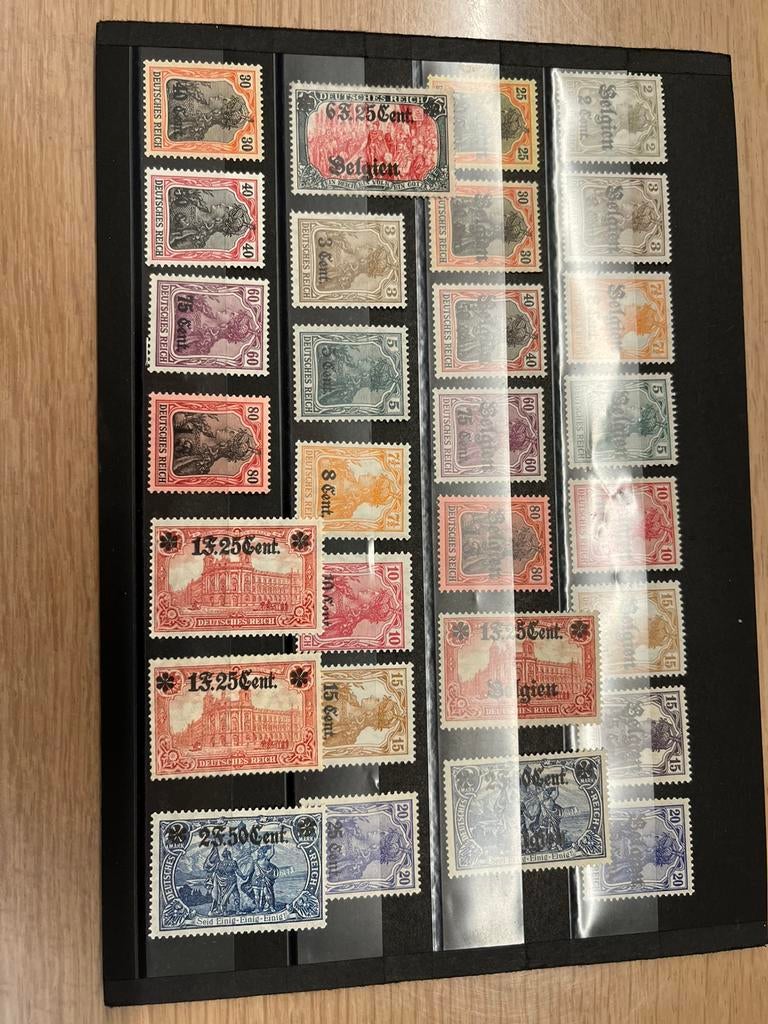 Bezettingszegels OC10/37 + 36A. MNH, Ophalen of Verzenden, Postfris