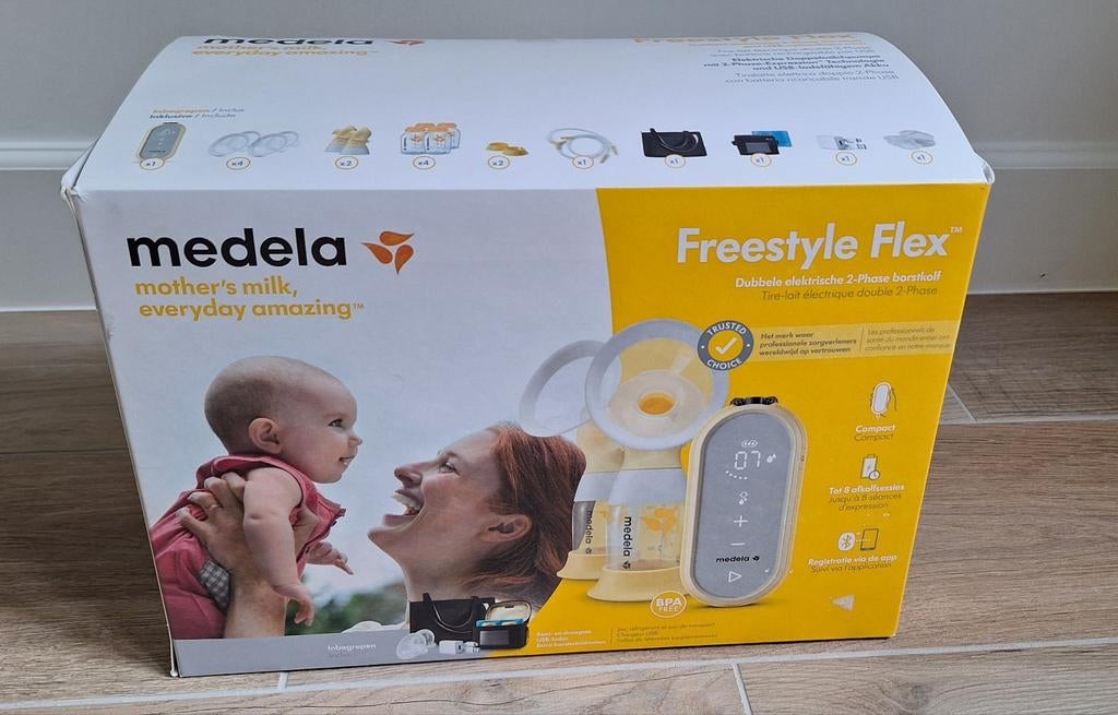 Tire-lait électrique double Medela Freestyle Flex, Enlèvement, Comme neuf, Tire-lait