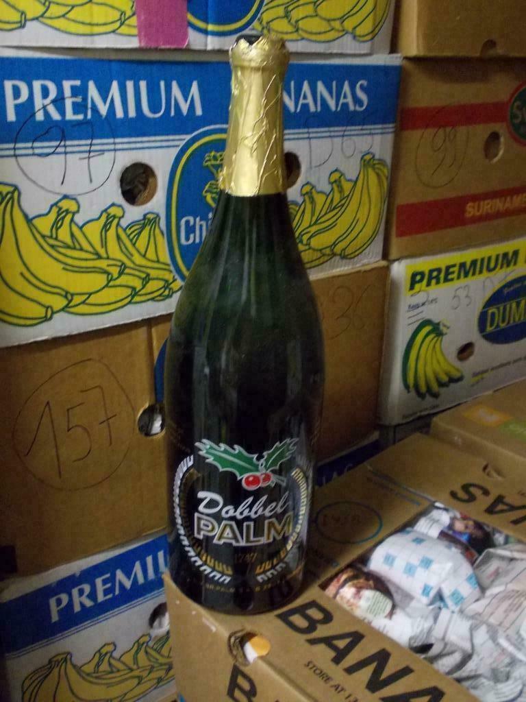 Beersign.Grote Bierfles 3 L.Dobbel Palm, Verzamelen, Ophalen of Verzenden, Gebruikt, Verpakking