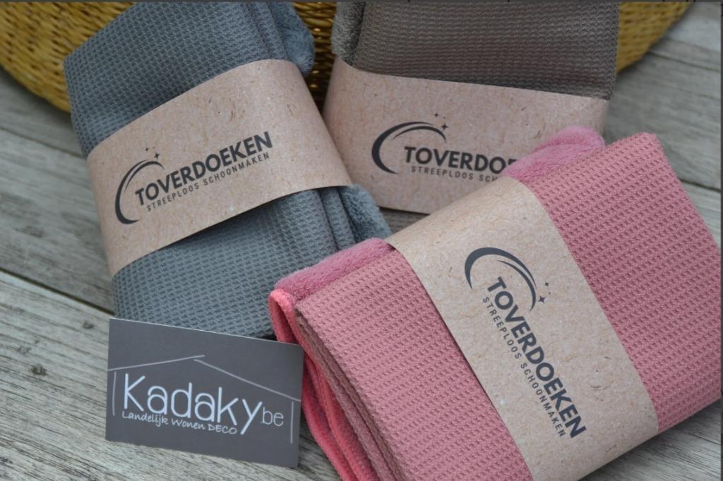 Toverdoeken set/2 -Ramen Streeploos schoonmaken, Ophalen of Verzenden, Raamwisser of Trekker