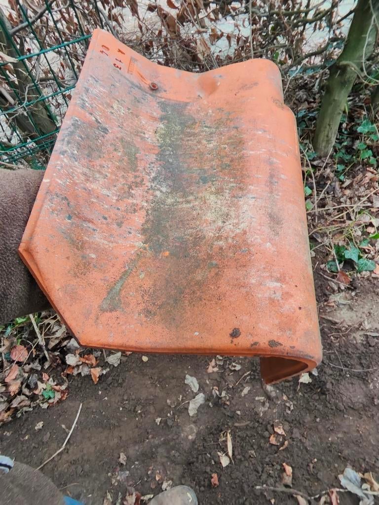 Zijgevel dakpannen Vieilli 451 Koramic, Ophalen, Dakpannen