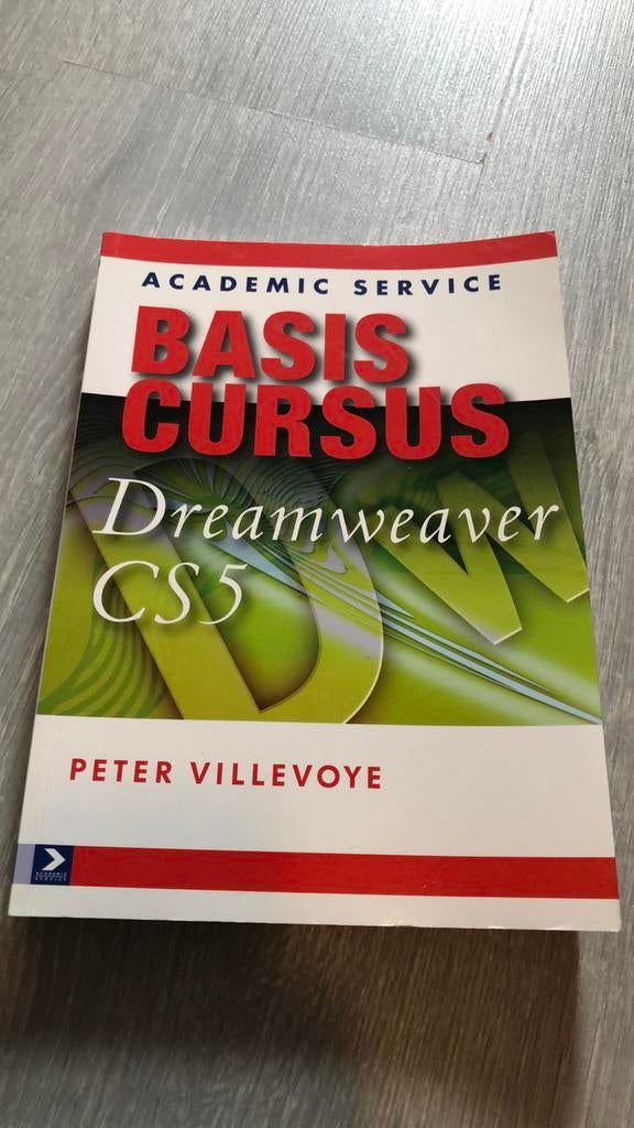 Cours de base de Dreamweaver CS5, Enlèvement, Neuf, Peter Villevoye