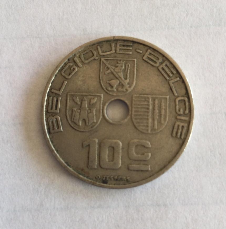 Munt België 10 cent 1938, Enlèvement ou Envoi