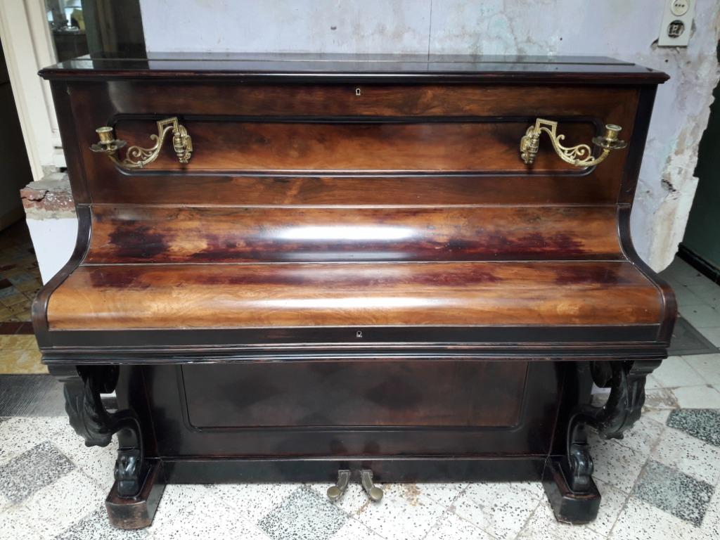 Piano, Ophalen, Gebruikt, Bruin, Piano