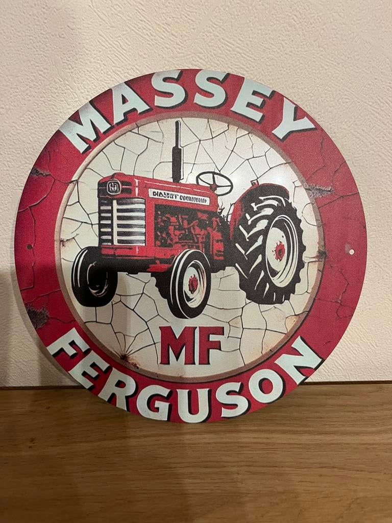 Plaque métallique Massey Ferguson, Enlèvement ou Envoi, Comme neuf