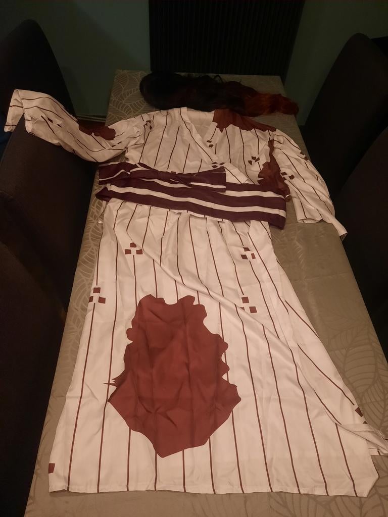 Demon Slayer Nezuko cosplay kostuum seizoen 1 maat XL, Hobby & Loisirs créatifs, Costumes, Matériel de théâtre & Jeux de rôle