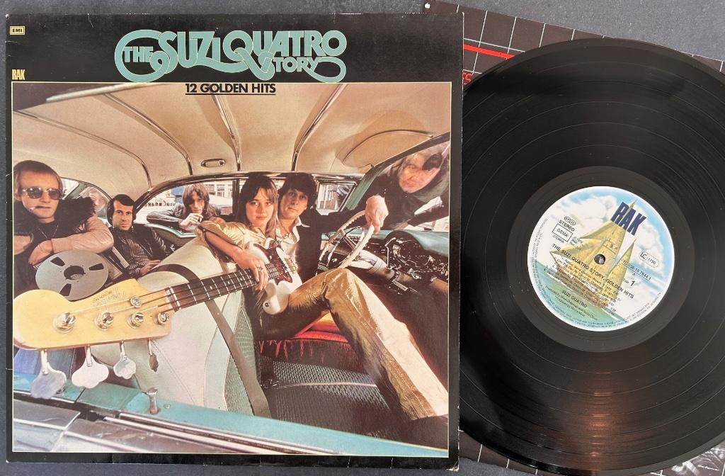 SUZI QUATRO - 12 Golden hits ( LP ), Cd's en Dvd's, Vinyl | Rock, Zo goed als nieuw, Poprock, 12 inch, Verzenden