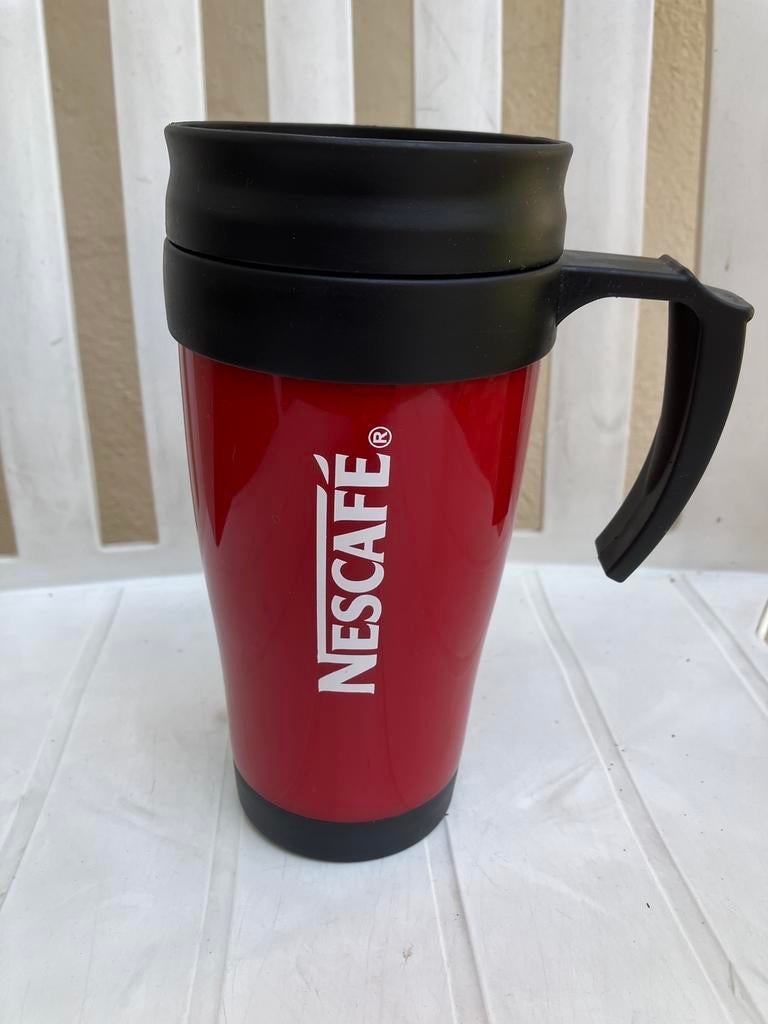 NESCAFÉ originele koffiebeker voor onderweg, 330 ml, Ophalen of Verzenden, Zo goed als nieuw