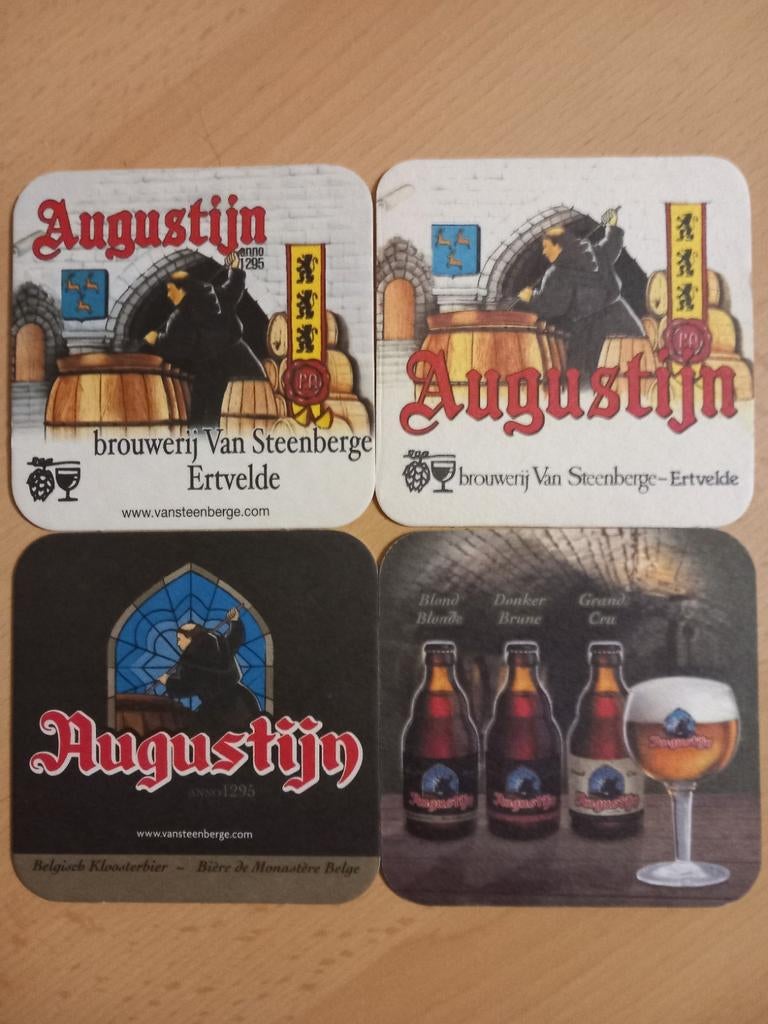 Bierviltjes Augustijn (187), Verzamelen, Ophalen of Verzenden, Zo goed als nieuw
