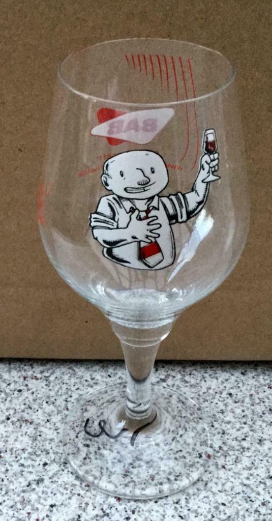 bier brouwerij glas Bab Aigle belgica Brugge proeft 10 lijne, Verzamelen, Ophalen of Verzenden, Zo goed als nieuw, Bierglas