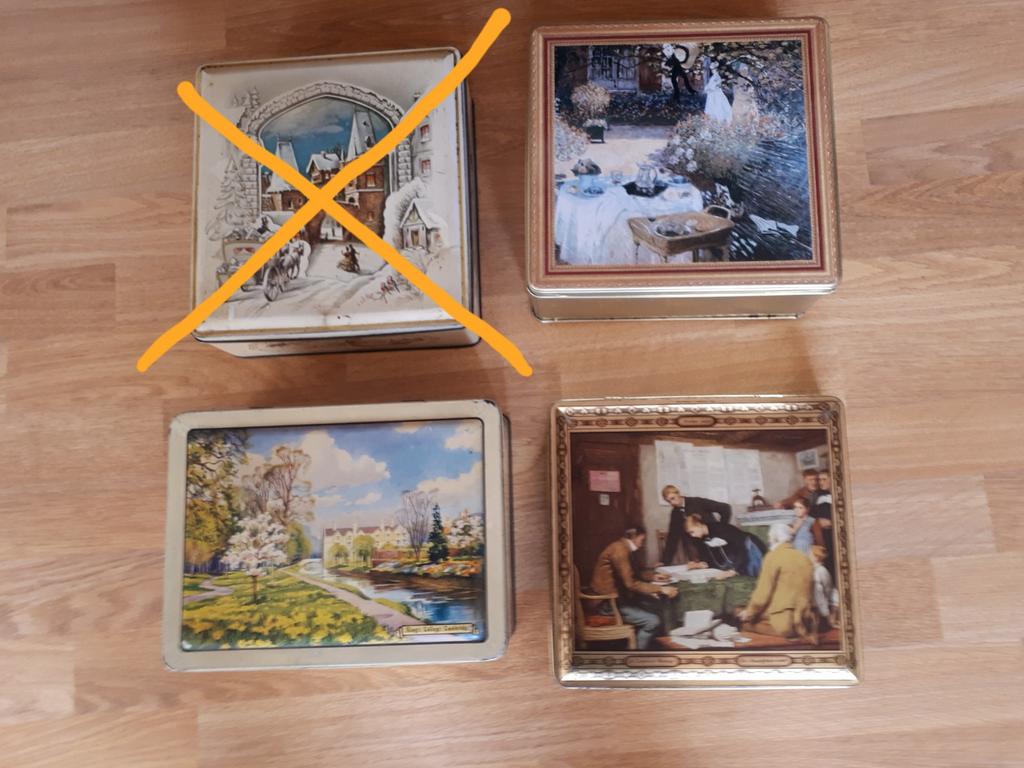 3 oude blikken dozen, Enlèvement ou Envoi