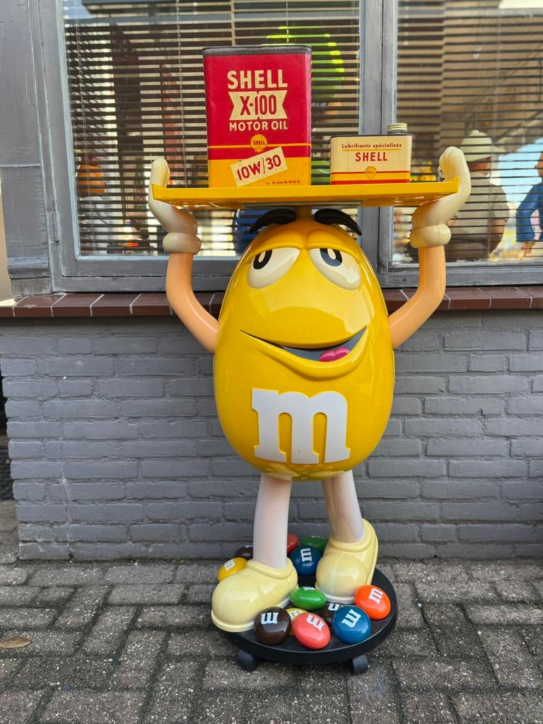 M&M winkel reclame display, Verzamelen, Ophalen, Gebruikt, Gebruiksvoorwerp