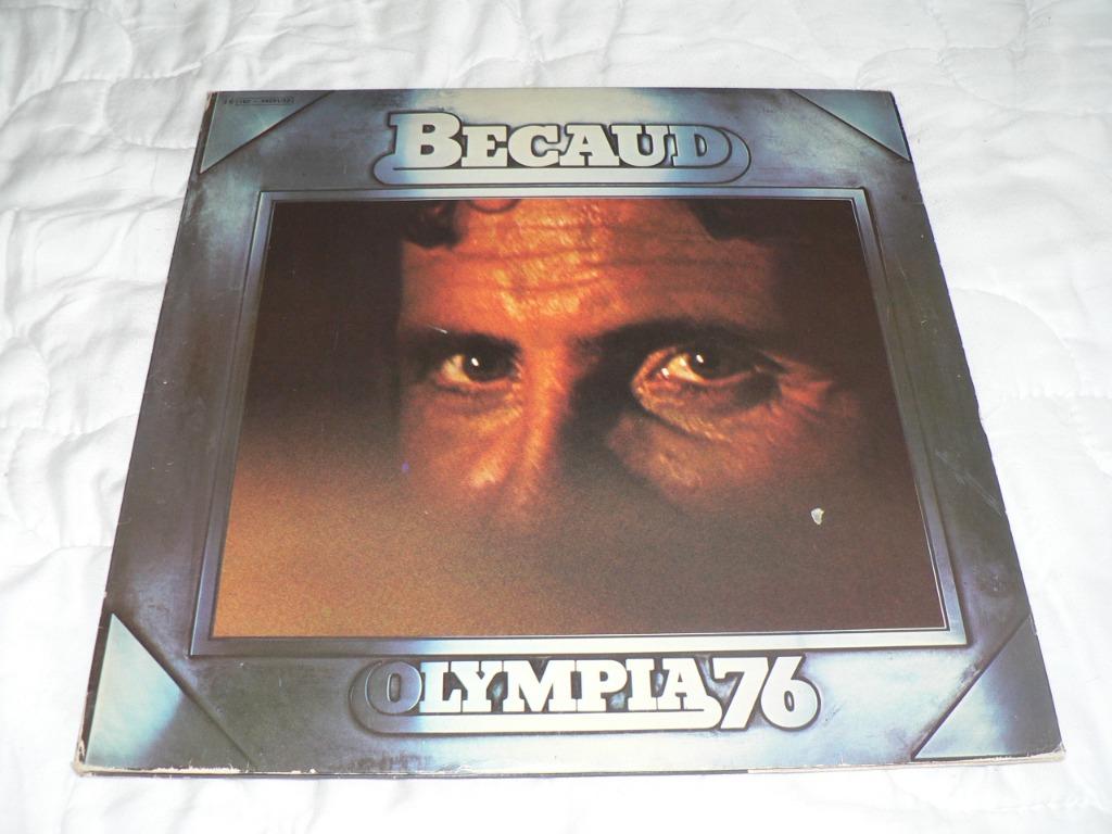 Lp Gilbert Becaud Olympia 76 dubbel Lp 1975, Enlèvement ou Envoi, Utilisé