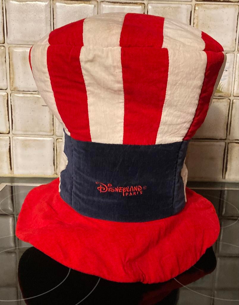 Disneyland Parijs,Mickey Mouse hoed., Verzamelen, Ophalen of Verzenden, Mickey Mouse, Zo goed als nieuw, Kleding of Textiel