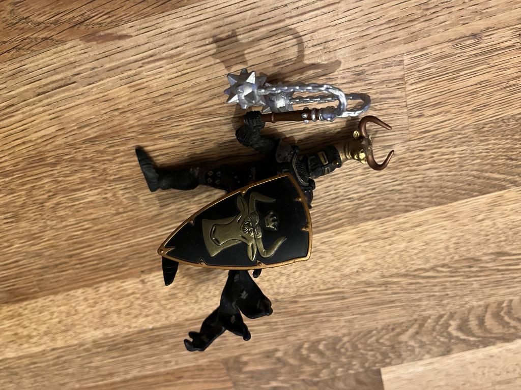 2007 Papo Master Bull Knight Black Gold Medieval, Envoi