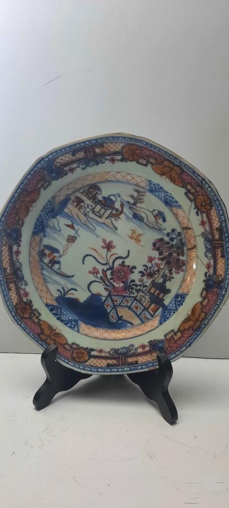 1- antiek china bord 19e eeuw, Antiek en Kunst, Ophalen of Verzenden