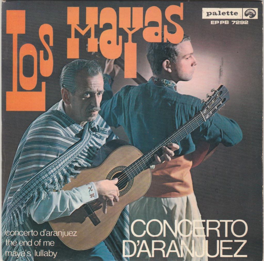 45T: EP:  Los Mayas: Concerto d' Aranjuez     Folk, Cd's en Dvd's, Vinyl Singles, Ophalen of Verzenden, Gebruikt, Wereldmuziek