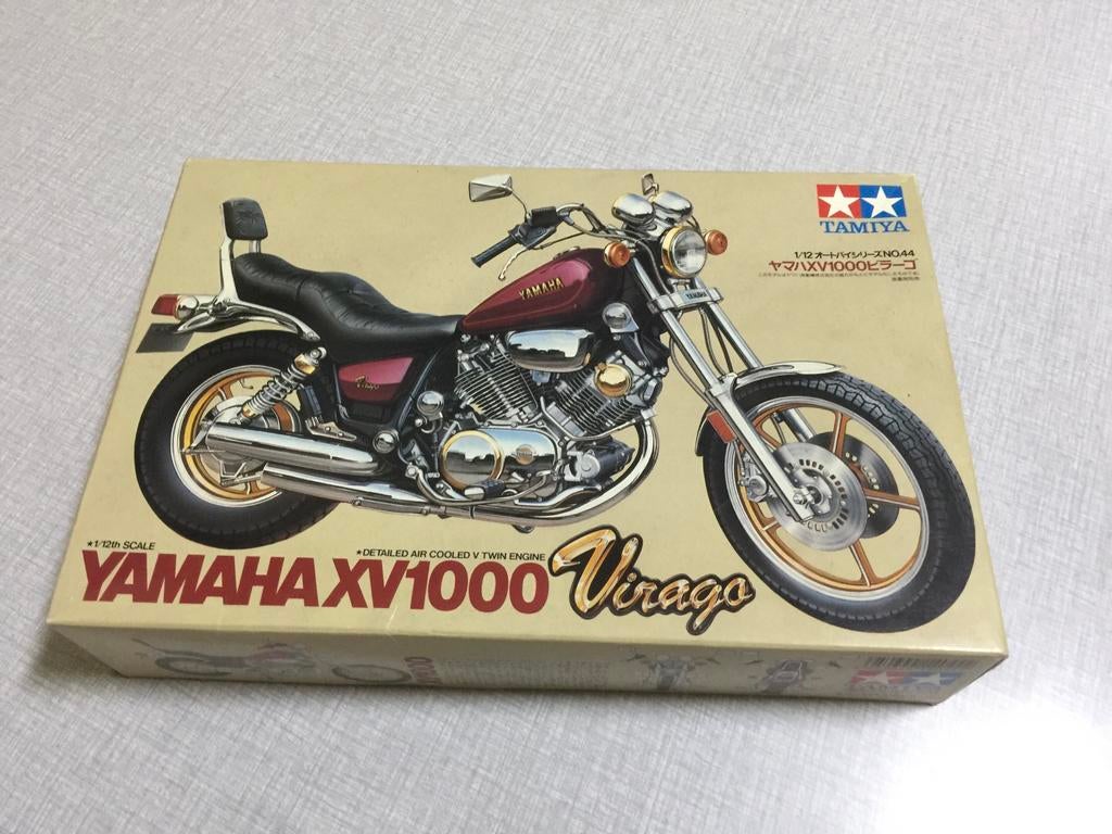 Tamiya nieuwe bouwdoos yamaha xv1000 - 1985 + verf & lijm, Ophalen of Verzenden, Zo goed als nieuw, Tamiya